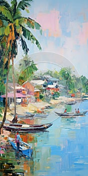 Fauvist Turquoise Views: Art Inspired By The Humid Riverbanks Of Thailand