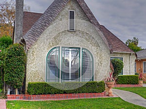 Faux storybook residential house in San Jose CA