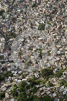 Favela Brazilian Hillside Shantytown Rio de Janeiro Brazil