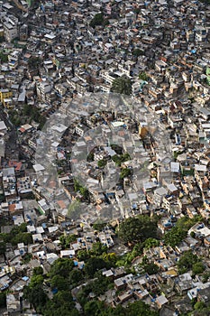 Favela Brazilian Hillside Shantytown Rio de Janeiro Brazil