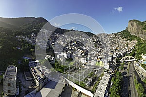 Biggest Slum in South America, Rocinha, Rio de Janeiro, Brazil photo
