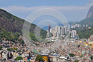 Favela Rocinha. Rio De Janeiro. Brazil.