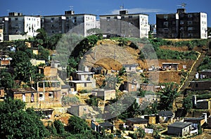 Favela in Salvador, Brazil.