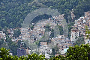 Favela Slums in Rio de Janerio, Brazil