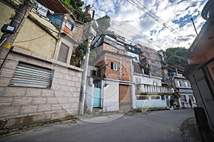 Favelas in the city of Rio de Janeiro. A place where poor people live