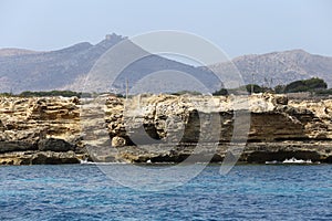 Favignana, `the big butterfly on the sea` Sicily