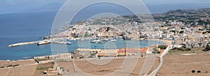 Favignana town, Favignana Island, Sicily, Italy