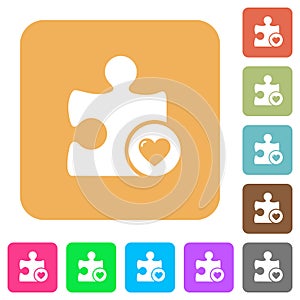 Favorite plugin rounded square flat icons