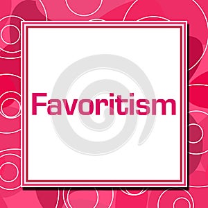 Favoritism Pink Rings Square photo