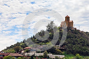 Favorsky Monastery on Mount Taboris-Mta in Tbilisi