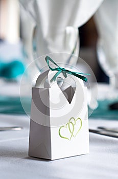 Favour Bag at a Wedding