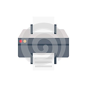 Fax vector flat color icon