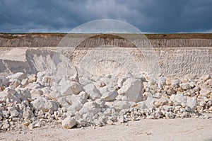 Faxe limestone Quarry