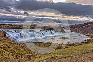 Faxi Waterfal Icelandic scenery