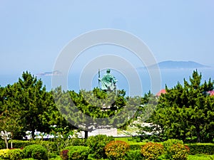 Faxian Eminent monk statue photo