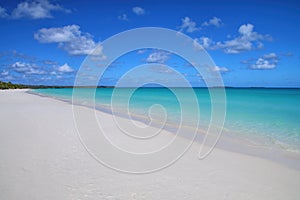 Fayaoue beach on the coast of Ouvea lagoon, Mouli and Ouvea Islands, Loyalty Islands, New Caledonia