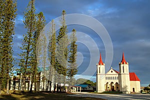 Católico iglesia sobre el isla fidelidad islas nuevo 