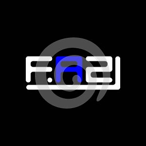 FAZ letter logo creative design with vector graphic, FAZ photo
