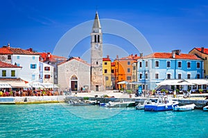 Fazana, Croatia. Beautiful small town spotlight of Istria, Adriatic Sea