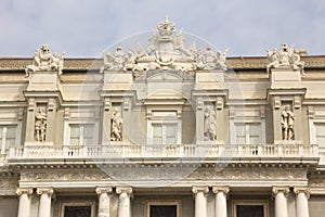 FaÃÂ§ade of the Palazzo Ducale in Genoa photo