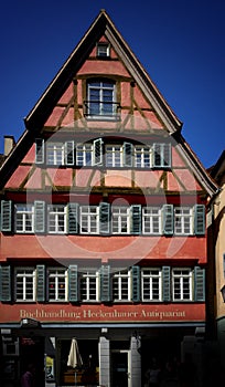 FaÃ§ade Cityscape of Tubingen Schwarzwald Germany