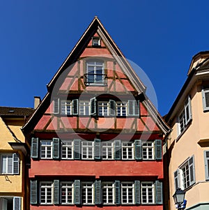 FaÃ§ade Cityscape of Tubingen Schwarzwald Germany