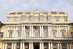 FaÃ§ade of the Palazzo Ducale in Genoa