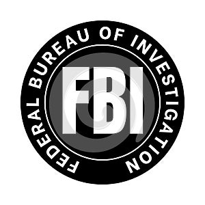 FBI federal bureau of investigation symbol icon