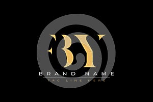 FBY abstract letter logo design
