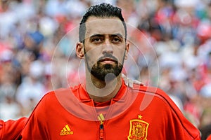 FC Barcelona and Spain national football team midfielder Sergio Busquets