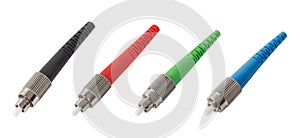 FC fiber optic connectors isolated