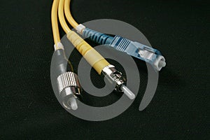 FC SC and ST optical connectors