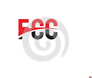 FCC Letter Initial Logo Design Vector Illustration