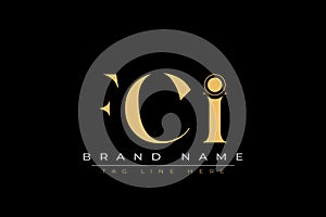 FCI abstract letter logo design