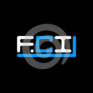 FCI letter logo creative design with vector graphic, FCI