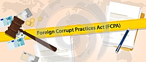 FCPA Foreign Corrupt Practices Act law regulation judge crime judicial enforcement conflict of interest agreement