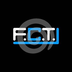 FCT letter logo creative design with vector graphic, FCT