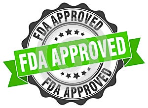 fda approved stamp. seal