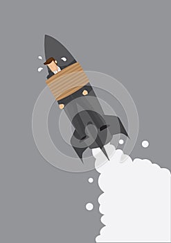 Fear of Impending Doom Vector Illustration