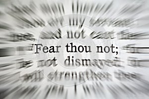 Fear Thou Not bible verse - Isaiah 40-10 photo