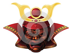 Fearsome samurai mask
