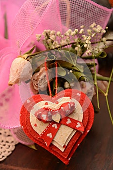 Feast st. Valentine`s day lovers festivity heart flower passion love gift