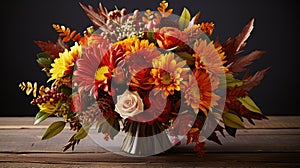 feast thanksgiving flowers