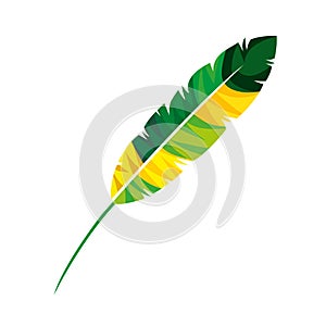 Feather exotic colors icon