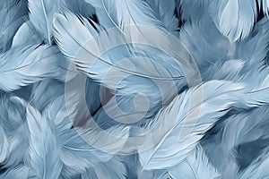 Feather light blue background. Generate Ai