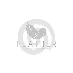 Feather. Logo