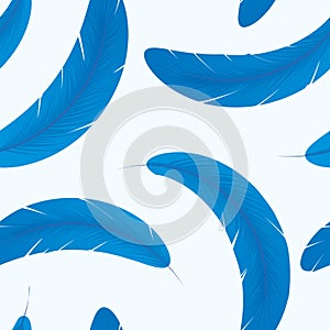 Feather seamless pattern