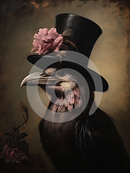 Feathered Fashion: The Baroque Matriarchy of a Top Hat-Wearing F