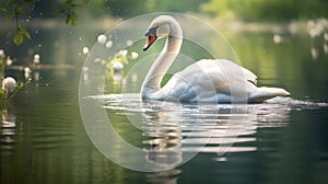 feathers birds in spring