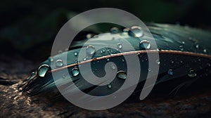 Feathers And Dew, Softness And Freshness Concepts, generative ai